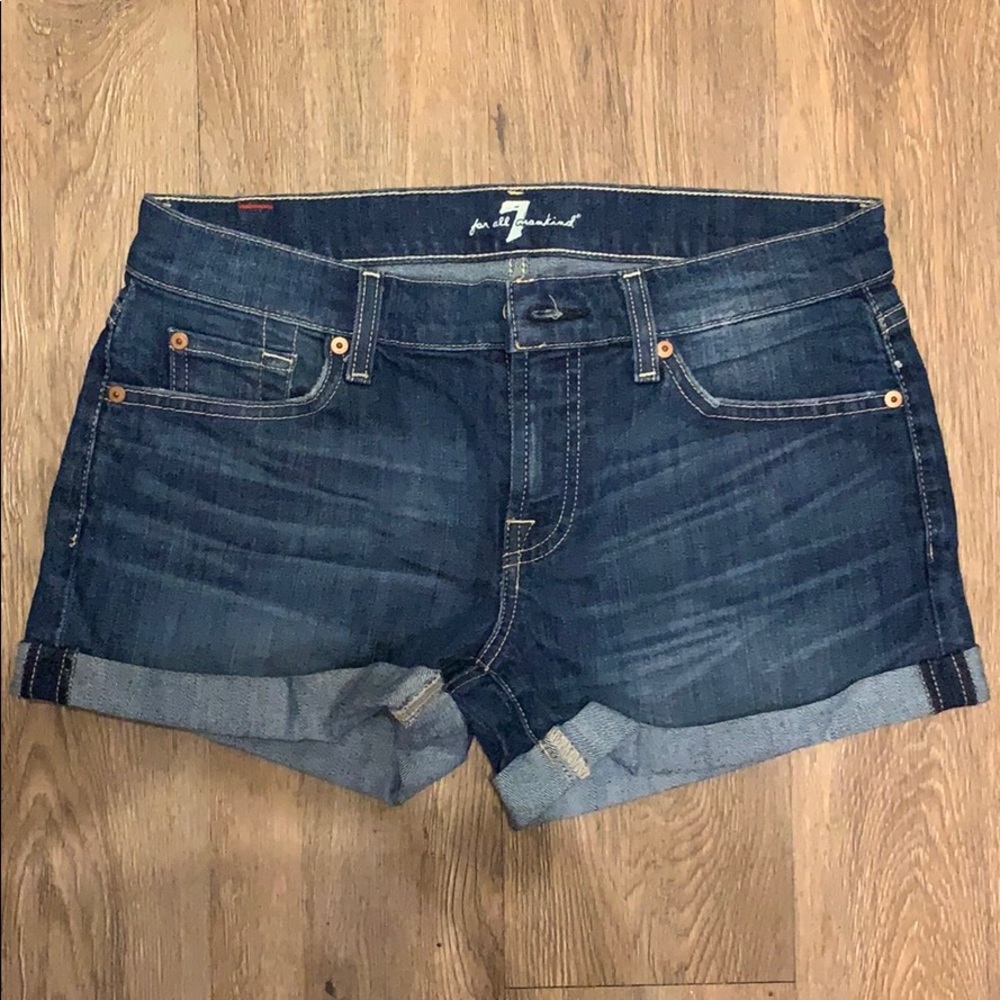 [7 FOR ALL MANKIND] Denim Shorts
